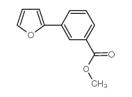 3-FURAN-2-YL-BENZOIC ACID METHYL ESTER Structure