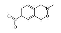 3,4-Dihydro-3-methyl-7-nitro-1H-2,3-benzoxazine Structure