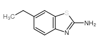 2-BENZOTHIAZOLAMINE, 6-ETHYL- Structure