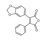 3-(1,3-benzodioxol-5-yl)-4-phenyl-2,5-Furandione结构式