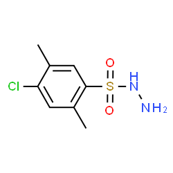 4-Chloro-2,5-dimethylbenzenesulfonohydrazide结构式