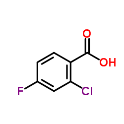 2-Chloro-4-fluorobenzoic acid picture