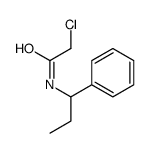 2-chloro-N-(1-phenylpropyl)acetamide Structure