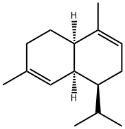 1α-Isopropyl-4,7-dimethyl-1,2,4aβ,5,6,8aβ-hexahydronaphthalene Structure