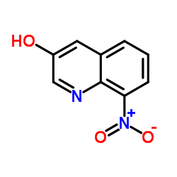 8-硝基喹啉-3-醇结构式
