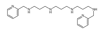 N,N'-bis[3-(pyridin-2-ylmethylamino)propyl]propane-1,3-diamine Structure