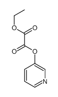 Ethanedioic acid, ethyl 3-pyridinyl ester (9CI)结构式