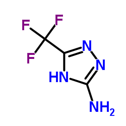 3-(Trifluoromethyl)-1H-1,2,4-triazol-5-amine Structure