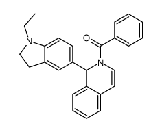 2-BENZOYL-1-(1-ETHYL-2,3-DIHYDRO-1H-INDOL-5-YL)-1,2-DIHYDROISOQUINOLINE结构式