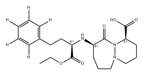 Cilazapril-d5 Structure