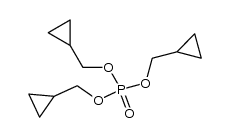 tris(cyclopropylmethyl) phosphate结构式