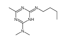 4-N-butyl-2-N,2-N,6-trimethyl-1,3,5-triazine-2,4-diamine结构式