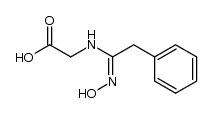 N-Carboxymethyl-phenylessigsaeure-amidoxim结构式