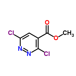 Methyl 3,6-dichloro-4-pyridazinecarboxylate Structure