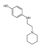 PHENOL , 4-[[2-(1-PIPERIDINYL)ETHYL]AMINO]-(9CI) structure