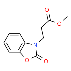 Methyl 3-(2-oxo-1,3-benzoxazol-3(2H)-yl)propanoate结构式