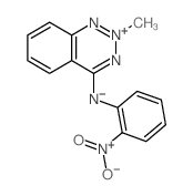 1,2,3-Benzotriazinium,2-methyl-4-[(2-nitrophenyl)amino]-, inner salt picture