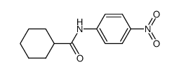 N-(4-nitrophenyl)cyclohexanecarboxamide Structure