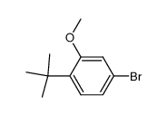 4-BROMO-1-TERT-BUTYL-2-METHOXYBENZENE Structure