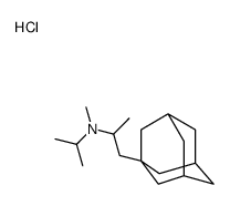 1-(1-adamantyl)-N-methyl-N-propan-2-ylpropan-2-amine,hydrochloride结构式