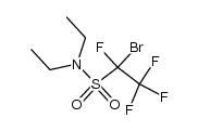 N,N-Diaethyl-α-Bromotetrafluoroaethansulfonamid Structure