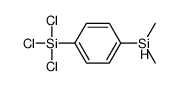 trichloro-(4-dimethylsilylphenyl)silane结构式