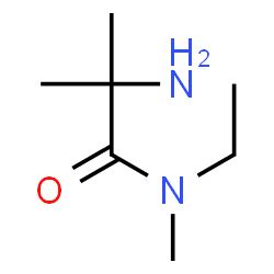 Propanamide, 2-amino-N-ethyl-N,2-dimethyl- (9CI) structure