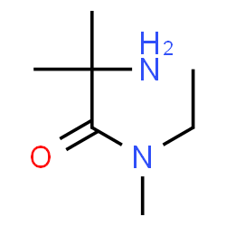 Propanamide, 2-amino-N-ethyl-N,2-dimethyl- (9CI) Structure