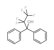 2,2,3,3,3-五氟-1,1-二苯基-1-丙醇结构式