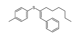 1-methyl-4-(1-phenyloct-1-en-2-ylsulfanyl)benzene Structure