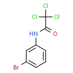 ACETAMIDE, N-(3-BROMOPHENYL)-2,2,2-TRICHLORO-结构式
