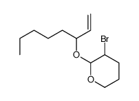 3-bromo-2-oct-1-en-3-yloxyoxane Structure