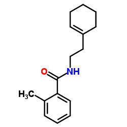 N-[2-(1-Cyclohexen-1-yl)ethyl]-2-methylbenzamide Structure