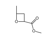 trans-4-Methyl-oxetane-2-carboxylic acid methyl ester Structure