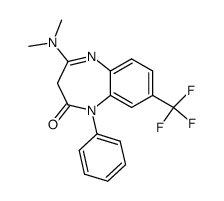 4-(Dimethylamino)-1,3-dihydro-1-phenyl-8-(trifluoromethyl)-2H-1,5-benzodiazepin-2-one picture