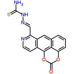 1-[(E)-(Carbamothioylhydrazono)methyl]-5-isoquinolinyl phenyl carbonate Structure