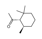 Ethanone, 1-[(1S,6R)-2,2,6-trimethylcyclohexyl]- (9CI)结构式