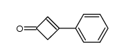 3-Phenyl-2-cyclobuten-1-one结构式