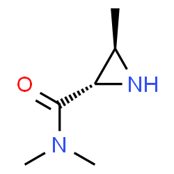 2-Aziridinecarboxamide,N,N,3-trimethyl-,(2R,3S)-rel-(9CI) Structure