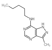 1H-Pyrazolo[4,3-d]pyrimidin-7-amine, 3-methyl-N-pentyl- picture