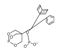 [diphenyl(2,6,7-trioxa-1-phosphabicyclo[2.2.2]octan-4-yl)methyl] phosphite结构式