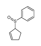 (cyclopent-2-en-1-ylsulfinyl)benzene结构式
