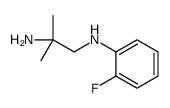 N1-(2-Fluorophenyl)-2-methyl-1,2-propanediamine Structure