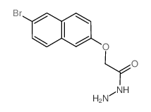 2-[(6-Bromo-2-naphthyl)oxy]acetohydrazide结构式