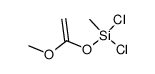 dichloro[(1-methoxyethenyl)oxy]methylsilane Structure