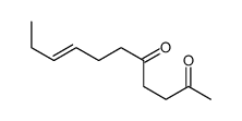 (Z)-Undec-8-ene-2,5-dione Structure