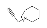 2-(8-azabicyclo[3.2.1]octan-8-yl)acetonitrile结构式