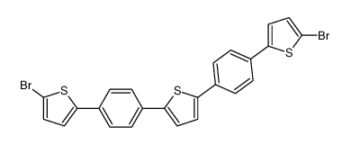 2,5-bis[4-(5-bromothiophen-2-yl)phenyl]thiophene Structure