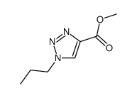 methyl 2-propyl-1H-1,2,3-triazol-4-carboxylate结构式