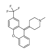 1-methyl-4-[2-(trifluoromethyl)xanthen-9-ylidene]piperidine Structure